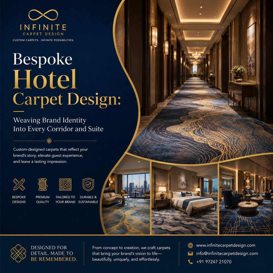 Bespoke Hotel Carpet Design: Weaving Brand Identity Into Every Corridor and Suite