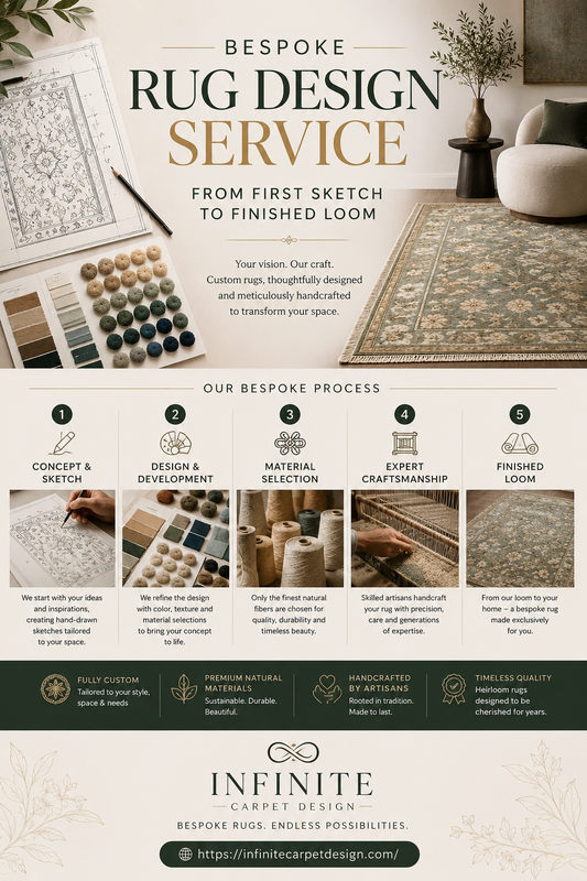 Bespoke Rug Design Service: From First Sketch to Finished Loom