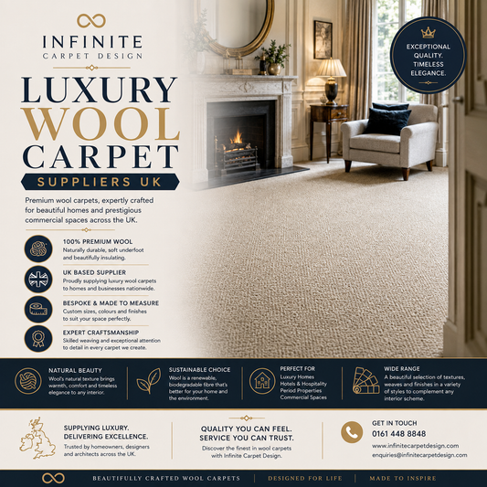 Luxury Wool Carpet Suppliers UK: How to Choose the Right One | Infinite Carpet Design