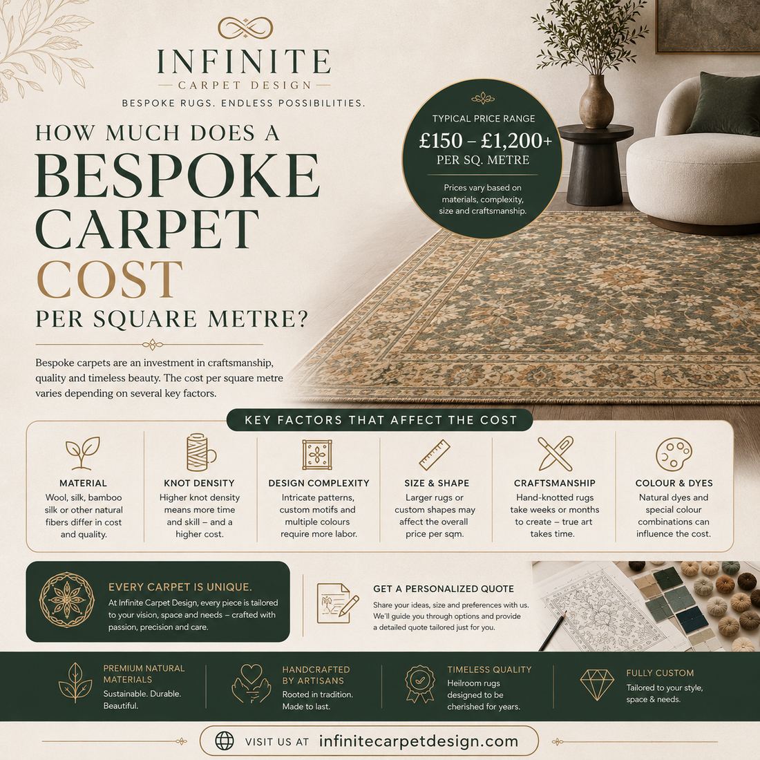 How Much Does a Bespoke Carpet Cost Per Square Metre?