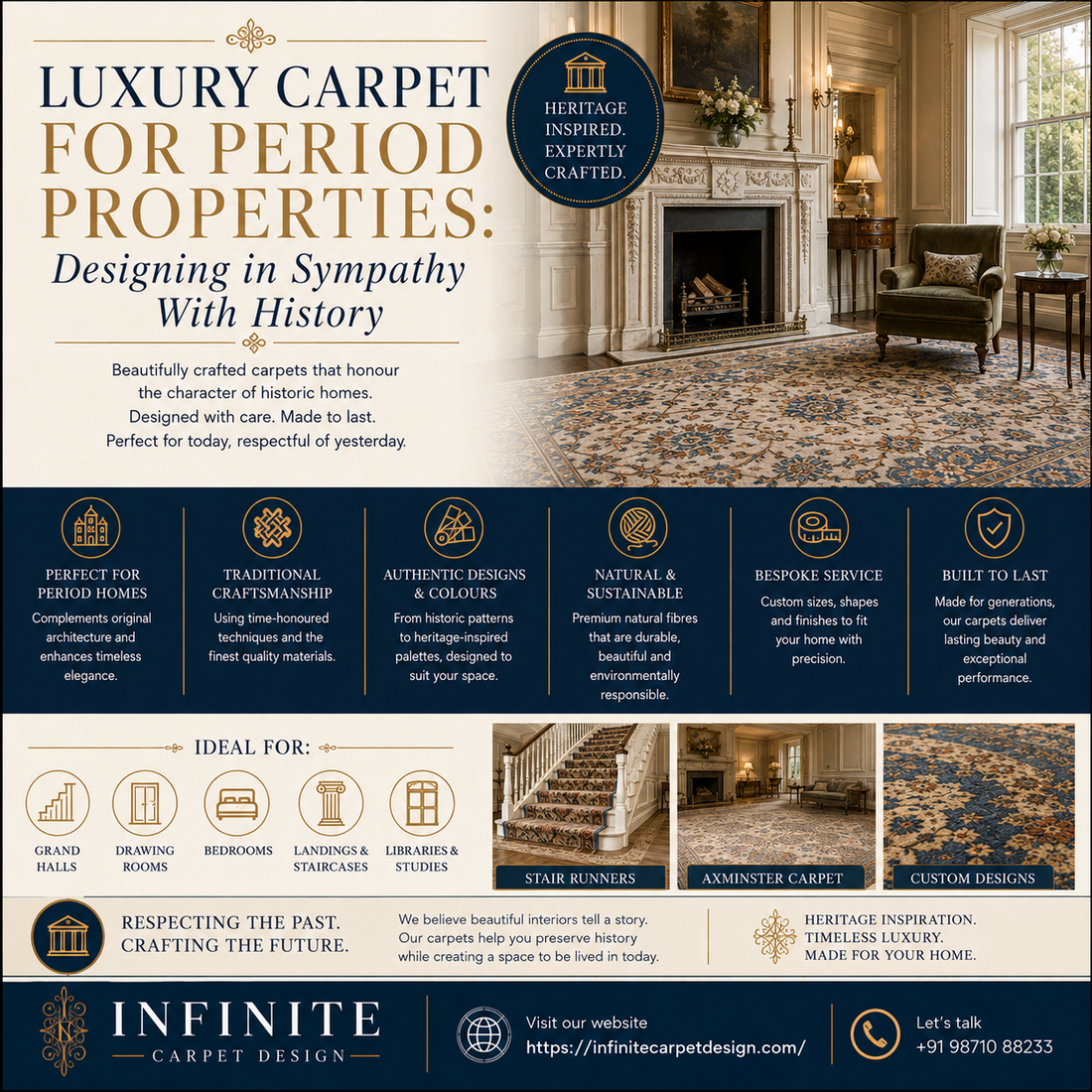 Luxury Carpet for Period Properties: Designing in Sympathy With History