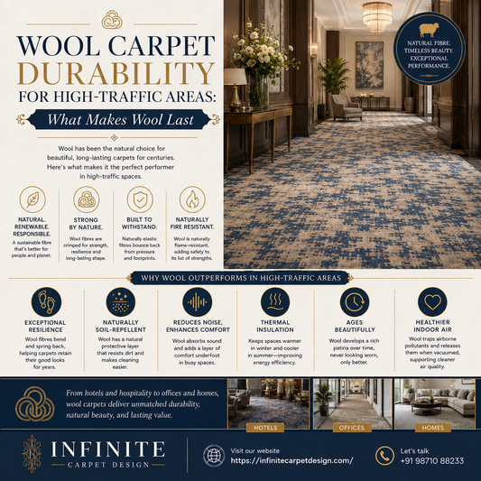 Wool Carpet Durability for High-Traffic Areas: What Makes Wool Last